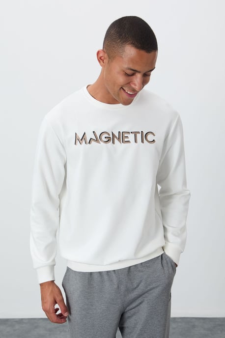 Heren Geprinte Ronde Hals Sweatshirt - Image 2