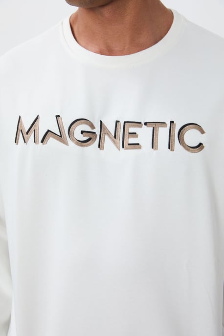Heren Geprinte Ronde Hals Sweatshirt - Image 3