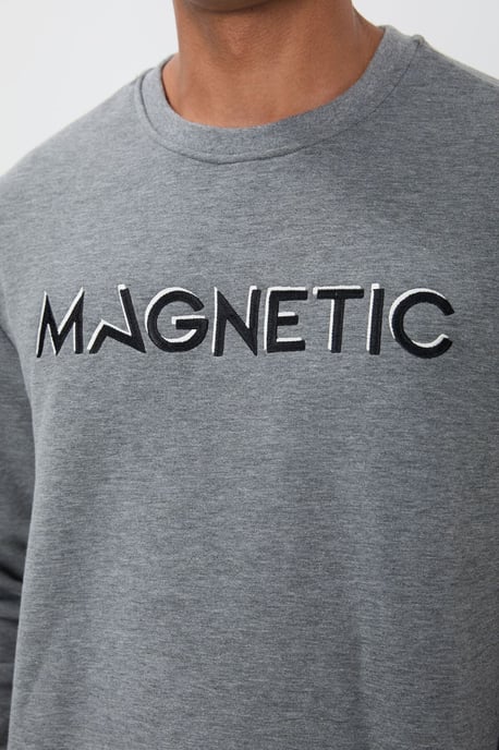 Heren T-shirt met ronde hals met print - Image 6