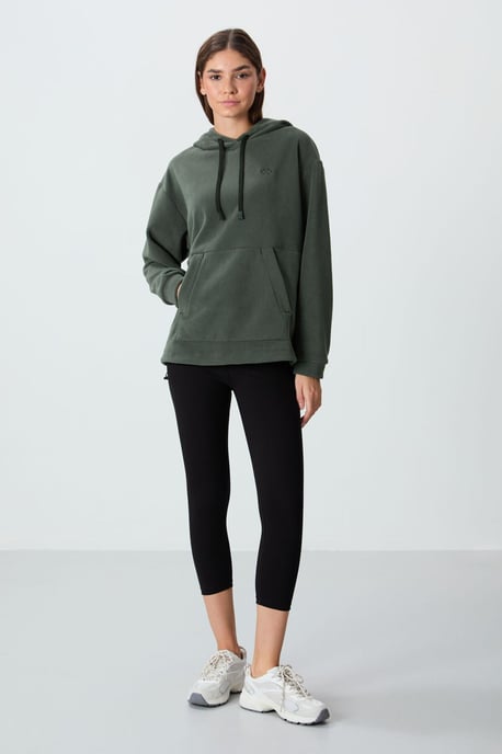 Overmaatse Pluche Hoodie Met Borduursel - Image 2