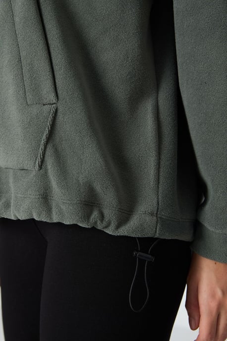 Overmaatse Pluche Hoodie Met Borduursel - Image 3