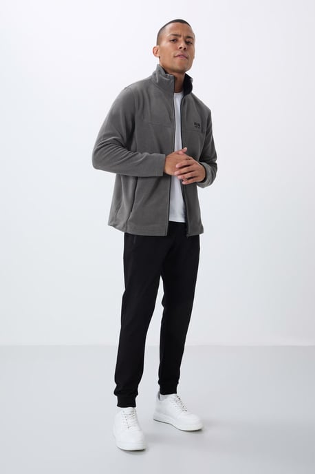 Men's Plush Zip-Front Sweatshirt - Image 2