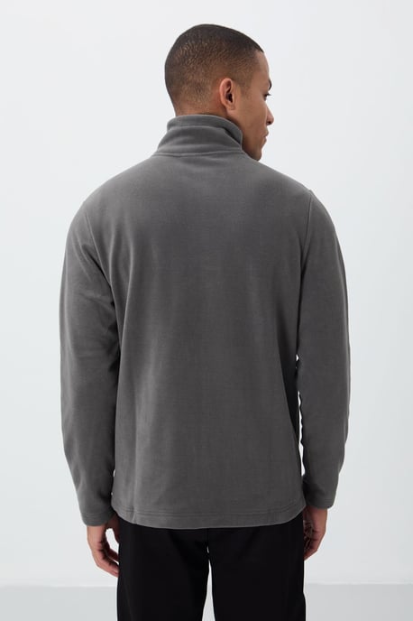 Men's Plush Zip-Front Sweatshirt - Image 5