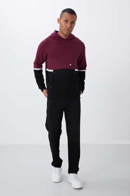 Men's Color-Blocked Hooded Sweatshirt - Image 3