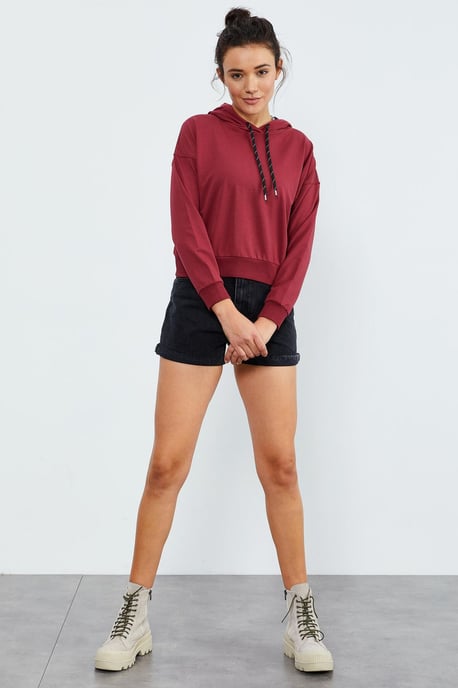 Ontspannen Hoodie Met Strikdetail - Image 4