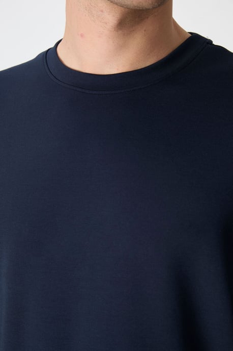 Heren Effen Rundhals Sweatshirt - Image 4