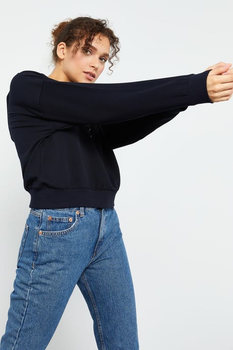 Ontspannen Hoodie Sweatshirt Met Strikdetail - Image 4
