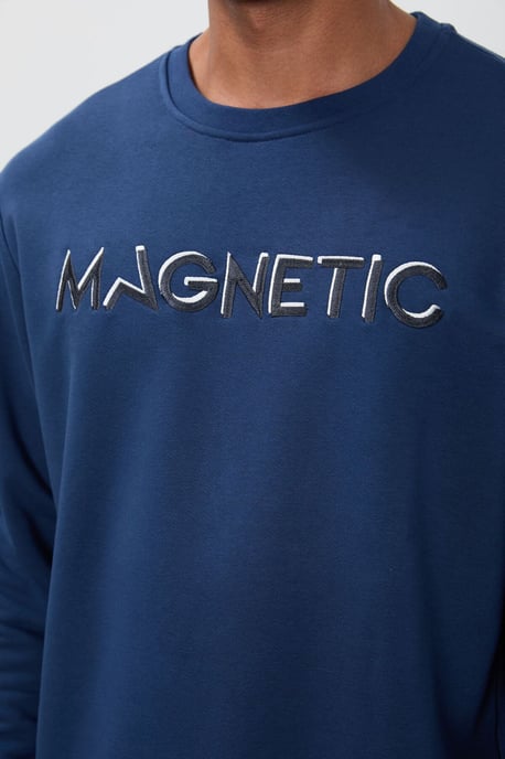 Heren Geprinte Ronde Hals Sweatshirt - Image 2