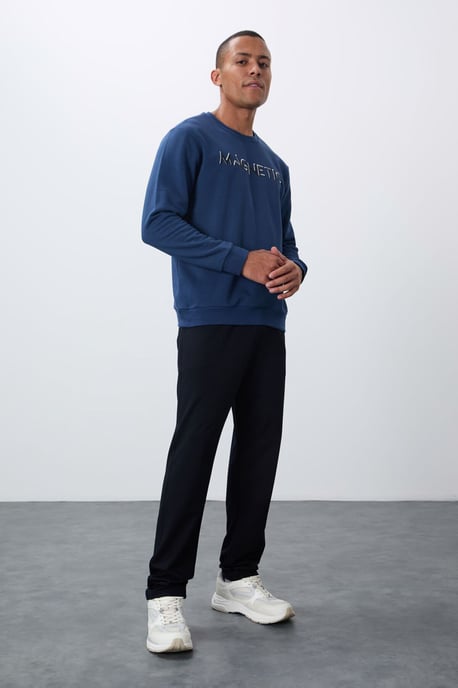 Heren Geprinte Ronde Hals Sweatshirt - Image 3