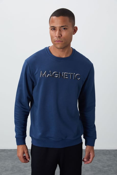 Heren Geprinte Ronde Hals Sweatshirt - Image 4
