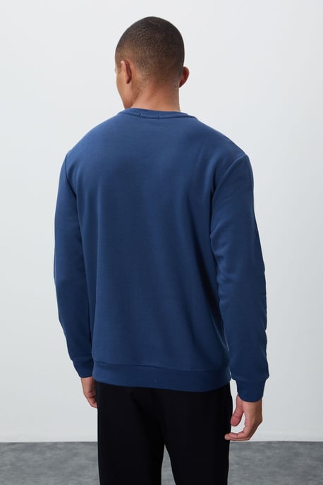 Heren Geprinte Ronde Hals Sweatshirt - Image 5