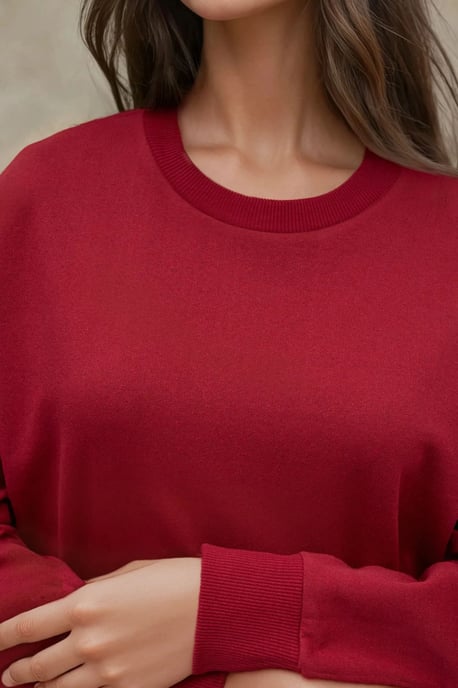 Oversized Crewneck Basis Sweatshirt - Image 6