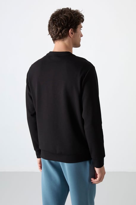 Heren Effen Rundhals Sweatshirt - Image 6