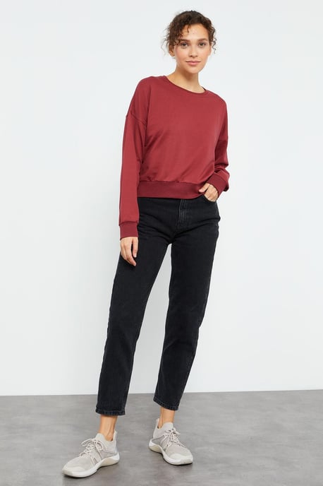 Women's Relaxed Crew Neck Sweatshirt - Image 2