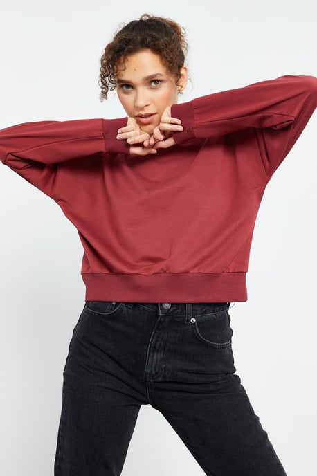 Women's Relaxed Crew Neck Sweatshirt - Image 3