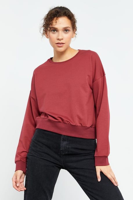 Women's Relaxed Crew Neck Sweatshirt - Image 4