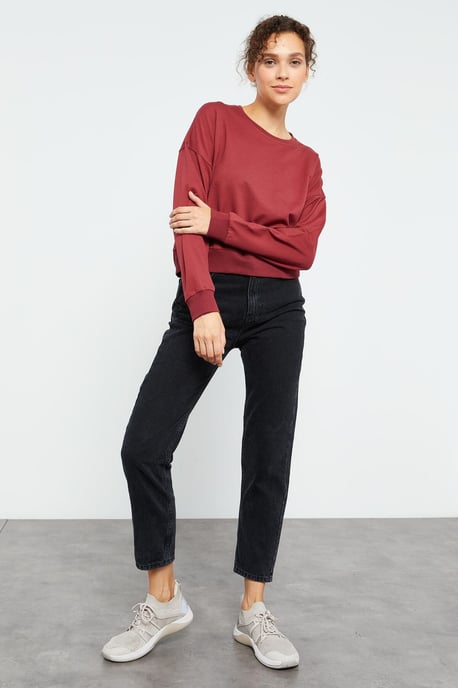 Women's Relaxed Crew Neck Sweatshirt - Image 5