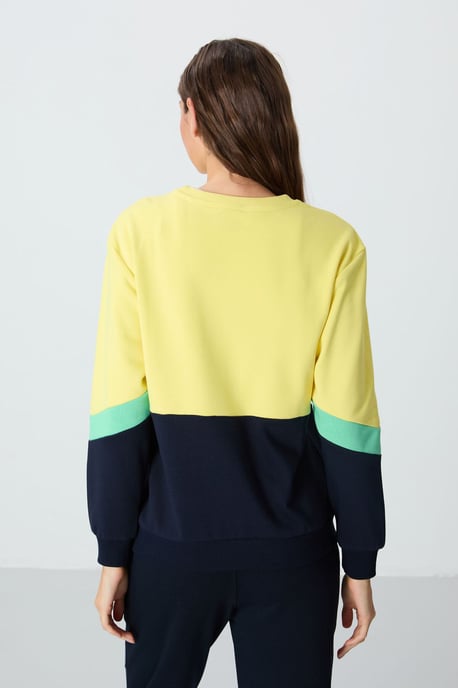 Overmaat Color-Blocked Crewneck Sweatshirt - Image 5