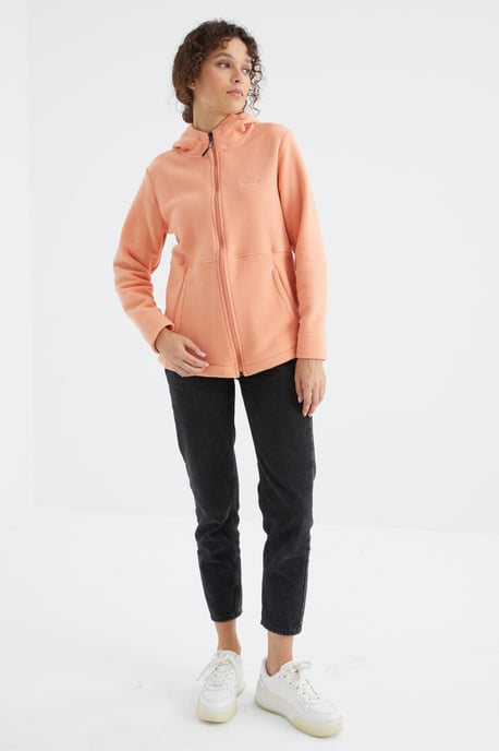 Women's Hooded Zip Sweatshirt - Image 5