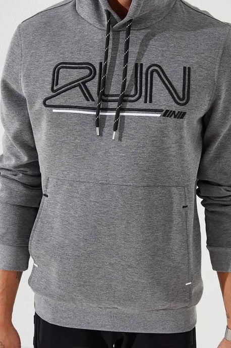 Men's Logo Printed Hooded Sweatshirt - Image 3