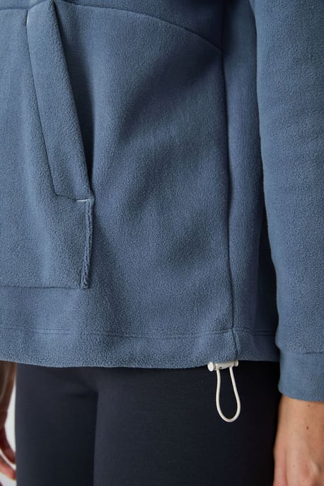 Oversized Pluche Hoodie Met Borduursel - Image 5