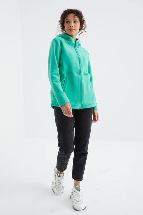 Dames Hoodie Met Zipper - Image 2