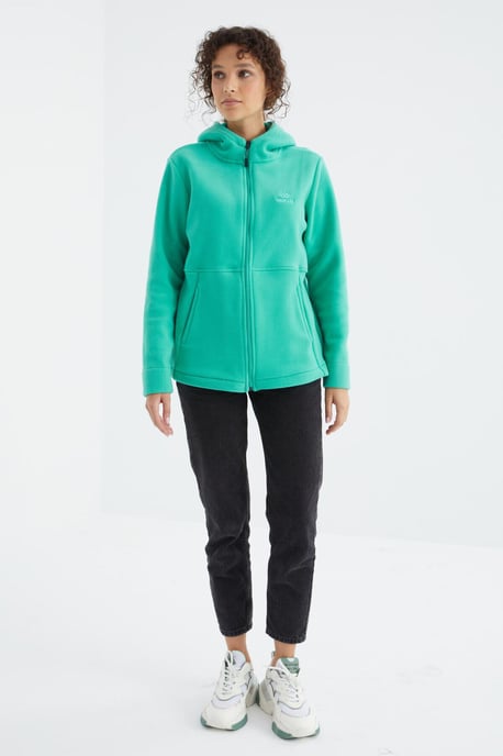 Dames Hoodie Met Zipper - Image 4
