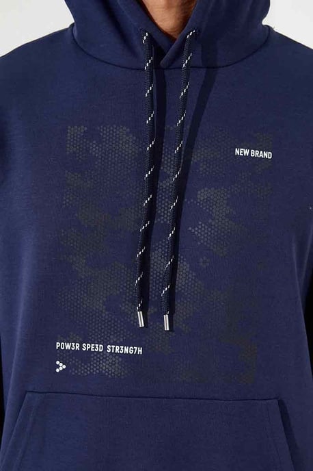 Heren Hoodie met Camouflerend Print - Image 4