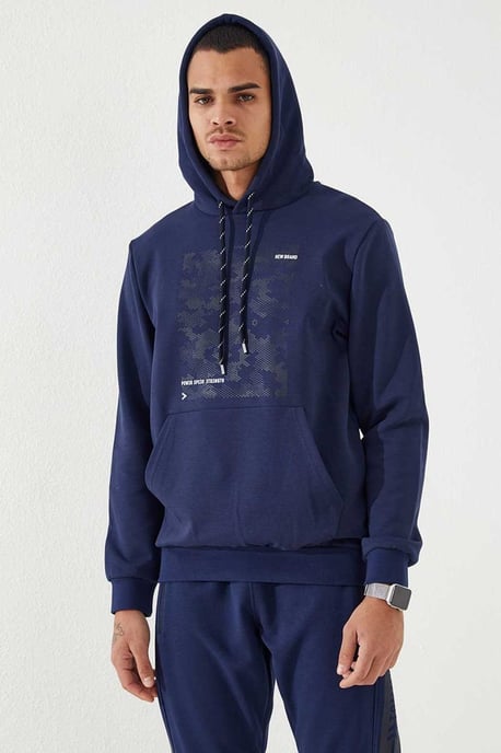 Heren Hoodie met Camouflerend Print - Image 5
