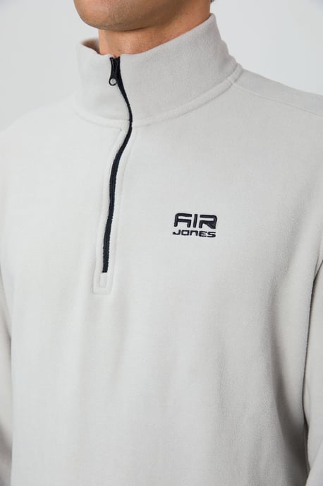 Men's Plush Half-Zip Sweatshirt - Image 2