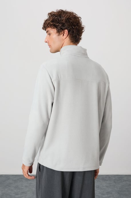 Men's Plush Half-Zip Sweatshirt - Image 5