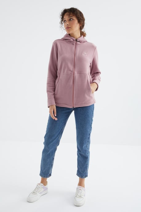 Dames Hooded Zip Sweatshirt - Image 4