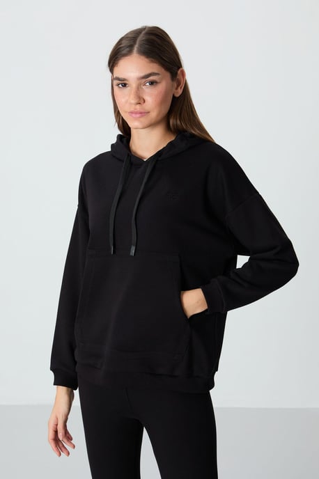 Oversized Hooded Sweatshirt With Pocket - Image 4