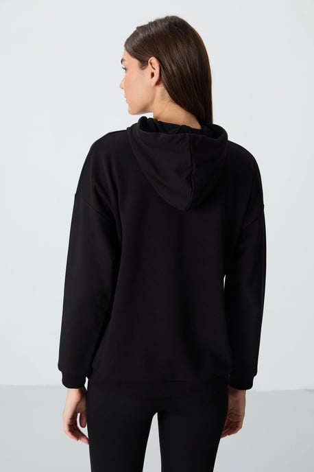 Oversized Hooded Sweatshirt With Pocket - Image 5