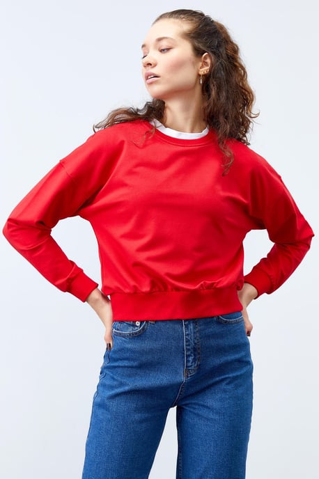 Women's Relaxed Crew Neck Sweatshirt - Image 5