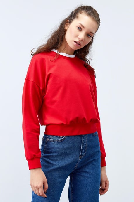 Women's Relaxed Crew Neck Sweatshirt - Image 6