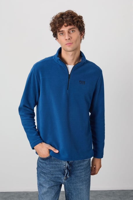 Herrar Halv-zip Plush Sweatshirt - Image 4