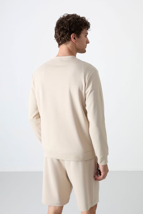 Heren Effen Rundhals Sweatshirt - Image 6