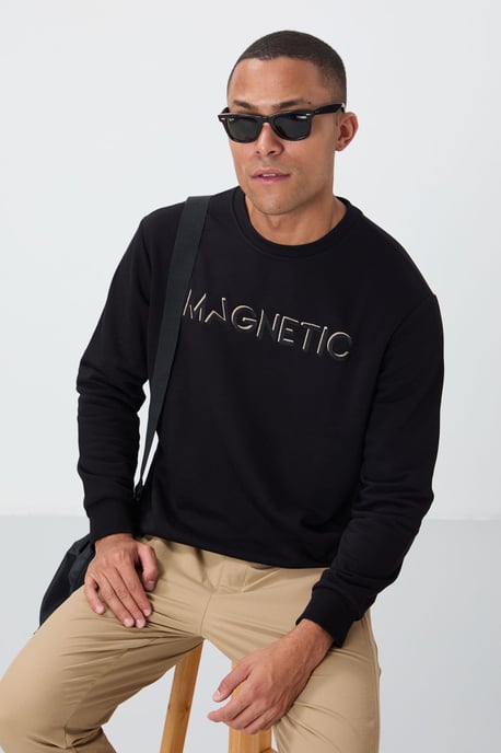 Herrtryckt crew neck sweatshirt - Image 4