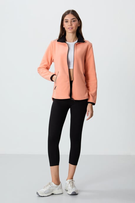 Dames Plush Vest met Rits aan de Voorkant - Image 2