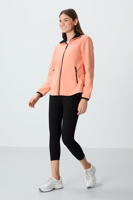 Dames Plush Vest met Rits aan de Voorkant - Image 3