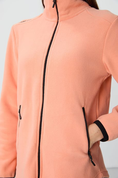 Dames Plush Vest met Rits aan de Voorkant - Image 6