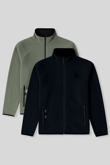 Men's Plush Zip-Front Sweatshirt - Image 1