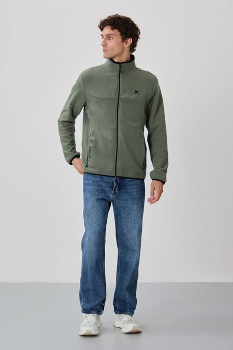 Men's Plush Zip-Front Sweatshirt - Image 2