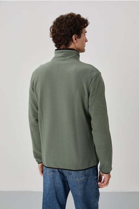 Men's Plush Zip-Front Sweatshirt - Image 6