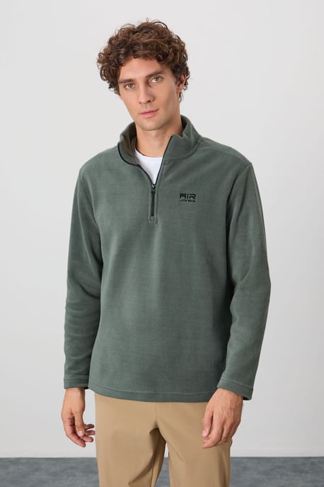 Herrarnas Halvdraget Plush Hoodie - Image 3