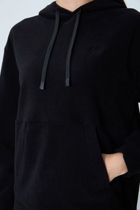 Overmaatse Pluche Hoodie Met Borduurwerk - Image 5