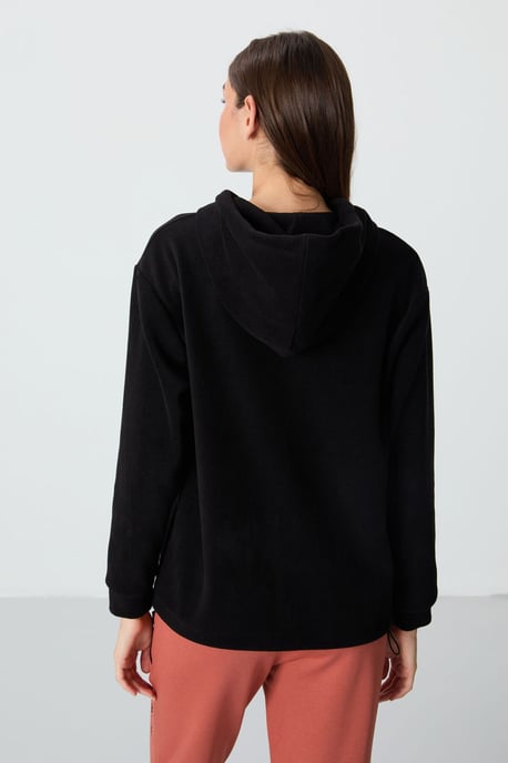Overmaatse Pluche Hoodie Met Borduurwerk - Image 6