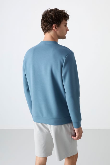 Heren Effen Rundhals Sweatshirt - Image 6