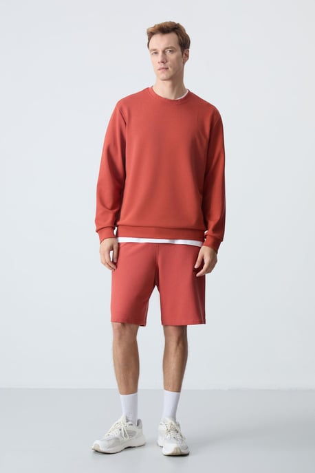 Heren Effen Rundhals Sweatshirt - Image 3